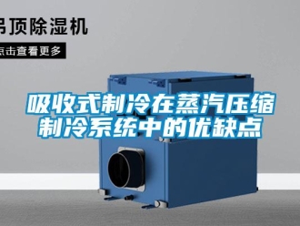 知識百科吸收式製冷在蒸汽壓縮製冷係統中的優缺點