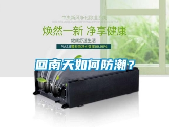 常見問題回南天如何防潮？