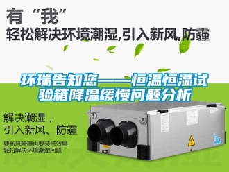 知識百科環瑞告知您——恒溫恒濕試驗箱降溫緩慢問題分析