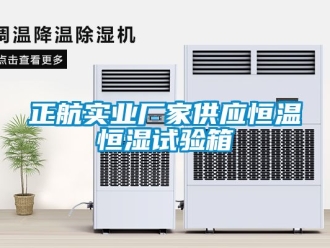 知識百科正航實業廠家供應恒溫恒濕試驗箱