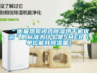 企業手机看片AV短片＂衡量熱泵閉式91看片在线下载烘幹機優劣＂的標準為什麽是SMER（單位能耗91看片在线下载量）