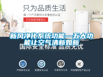 企業手机看片AV短片新風淨化係統功能—五大功能讓空氣清新如新