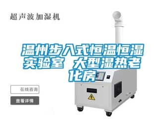 知識百科溫州步入式恒溫恒濕實驗室 大型濕熱老化房