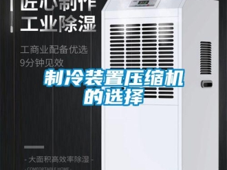 知識百科製冷裝置壓縮機的選擇