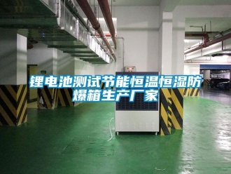 知識百科鋰電池測試節能恒溫恒濕防爆箱生產廠家