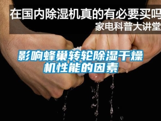 知識百科影響蜂巢轉輪91看片在线下载幹燥機性能的因素