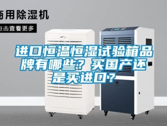知識百科進口恒溫恒濕試驗箱品牌有哪些？買國產還是買進口？