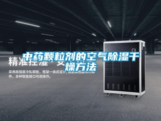 知識百科中藥顆粒劑的空氣91看片在线下载幹燥方法