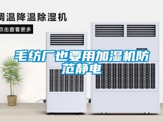 行業手机看片AV短片毛紡廠也要用加濕機防範靜電