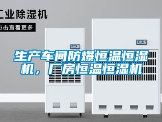 知識百科生產車間防爆恒溫恒濕機，廠房恒溫恒濕機