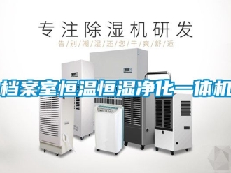 知識百科檔案室恒溫恒濕淨化一體機