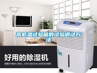 常見問題高低溫試驗箱的試驗調試方法