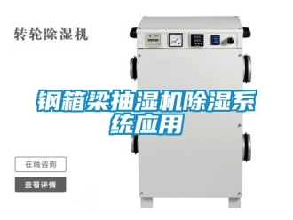 行業手机看片AV短片鋼箱梁抽濕機91看片在线下载係統應用