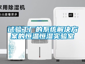 知識百科試驗工廠的係統解決免费看片下载的恒溫恒濕實驗室