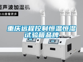 知識百科重慶遠程控製恒溫恒濕試驗箱品牌